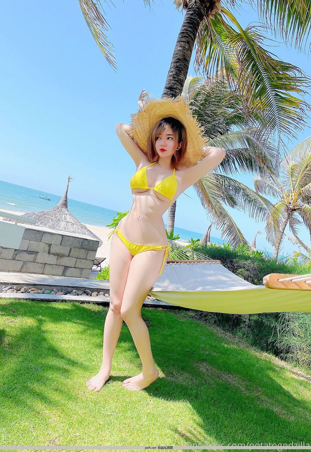 ˽][Coser PotatoodzillaYellow Bikini  ] ֽ Ů˷Ƭ [ģCOSER P.1 