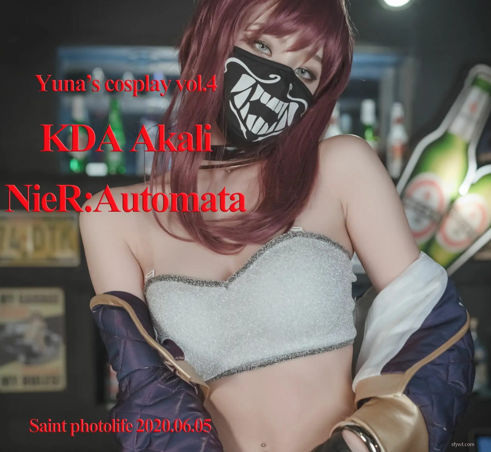 [ϺsaintPhotoLifeͼ] KDA Automata Yuna Vol.4 Cos Akali Nier (65P) ϼͼ Yunas P.1 