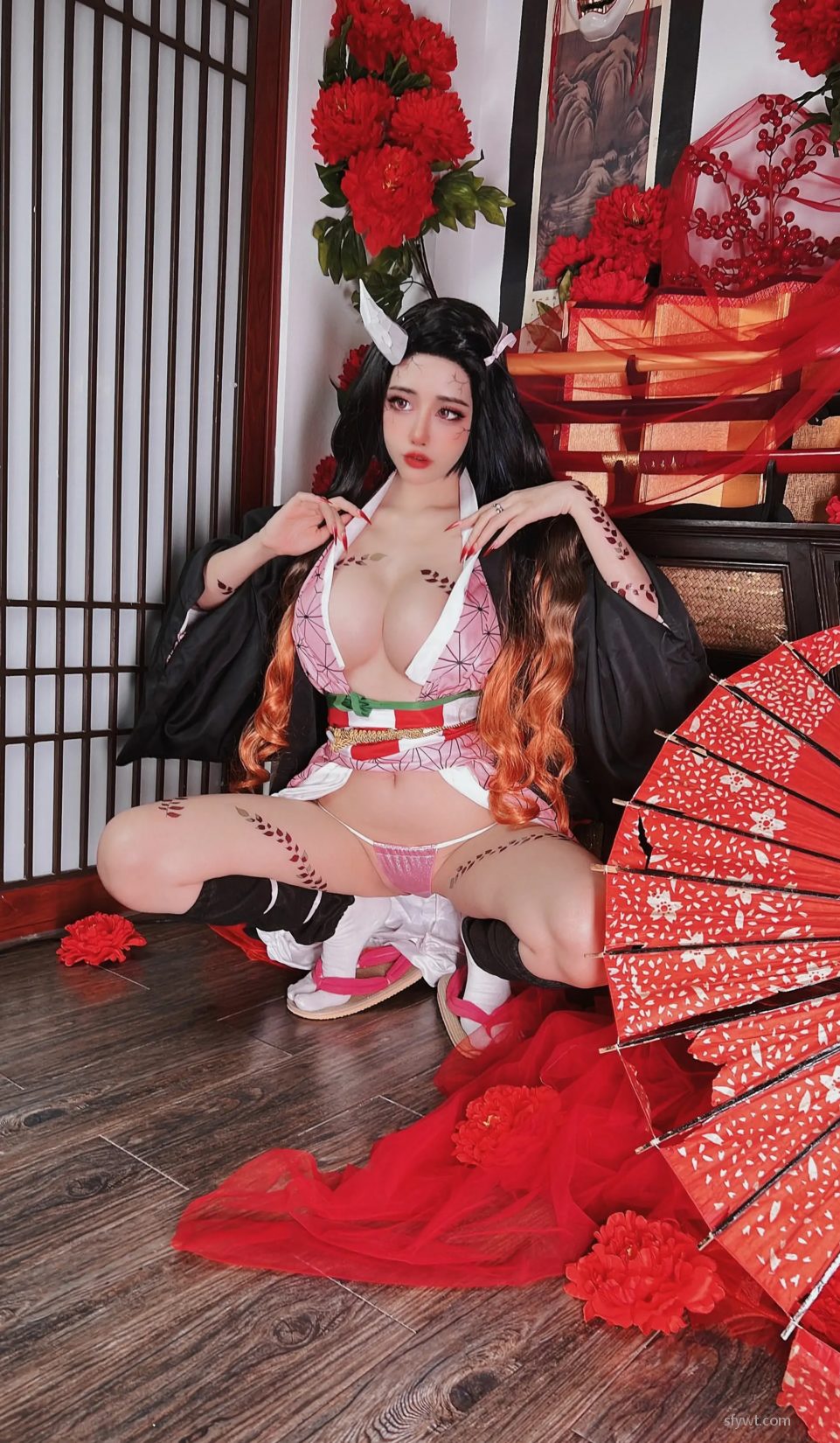 ձCoser (47P) Nezuko  [COS] ByoruӰ P.6