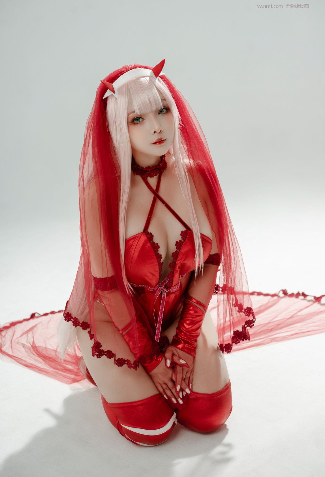 Dress ǳģ Momo ߾ϸͼ coserӰ Zero Two Wedding Sayo P.1 