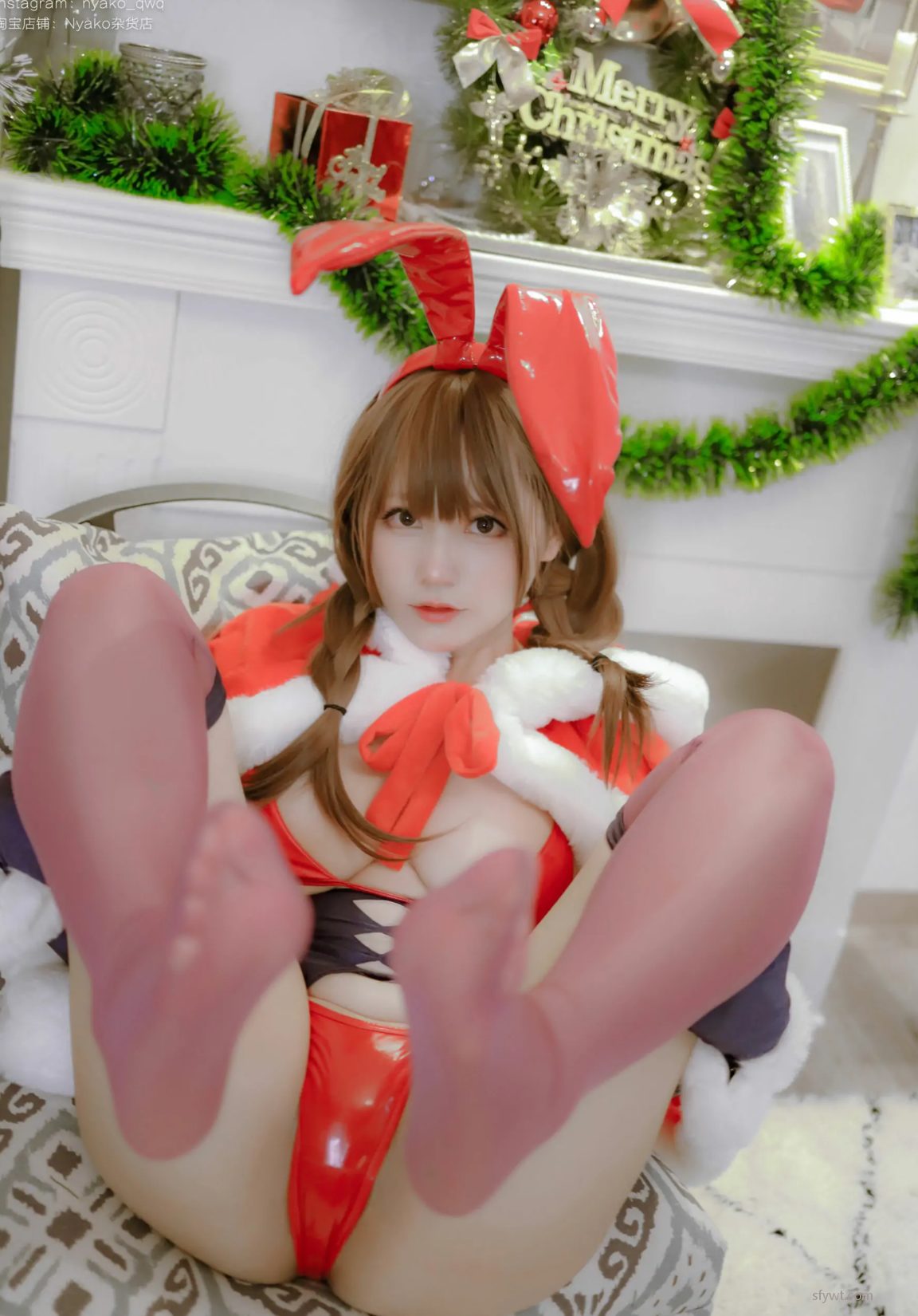 ģ ȹ ߾ϸͼ [COS] Bunny (155P) Nyako Christmas cosд P.26