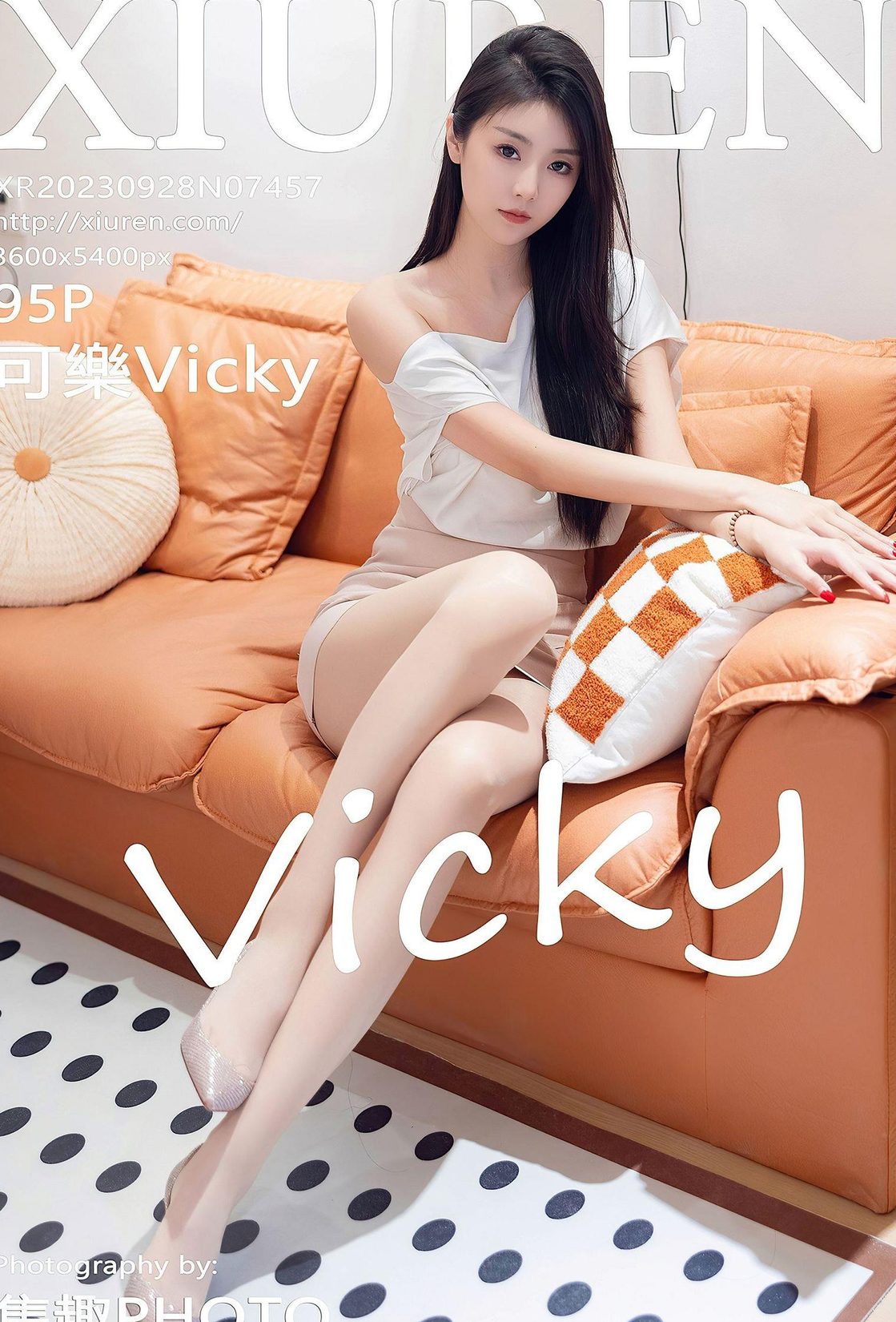 Ȼͼ ɫ˿ Vicky Ըаɫ ɫȹ  No.7457 ģ [XiuRenͼ] P.1 